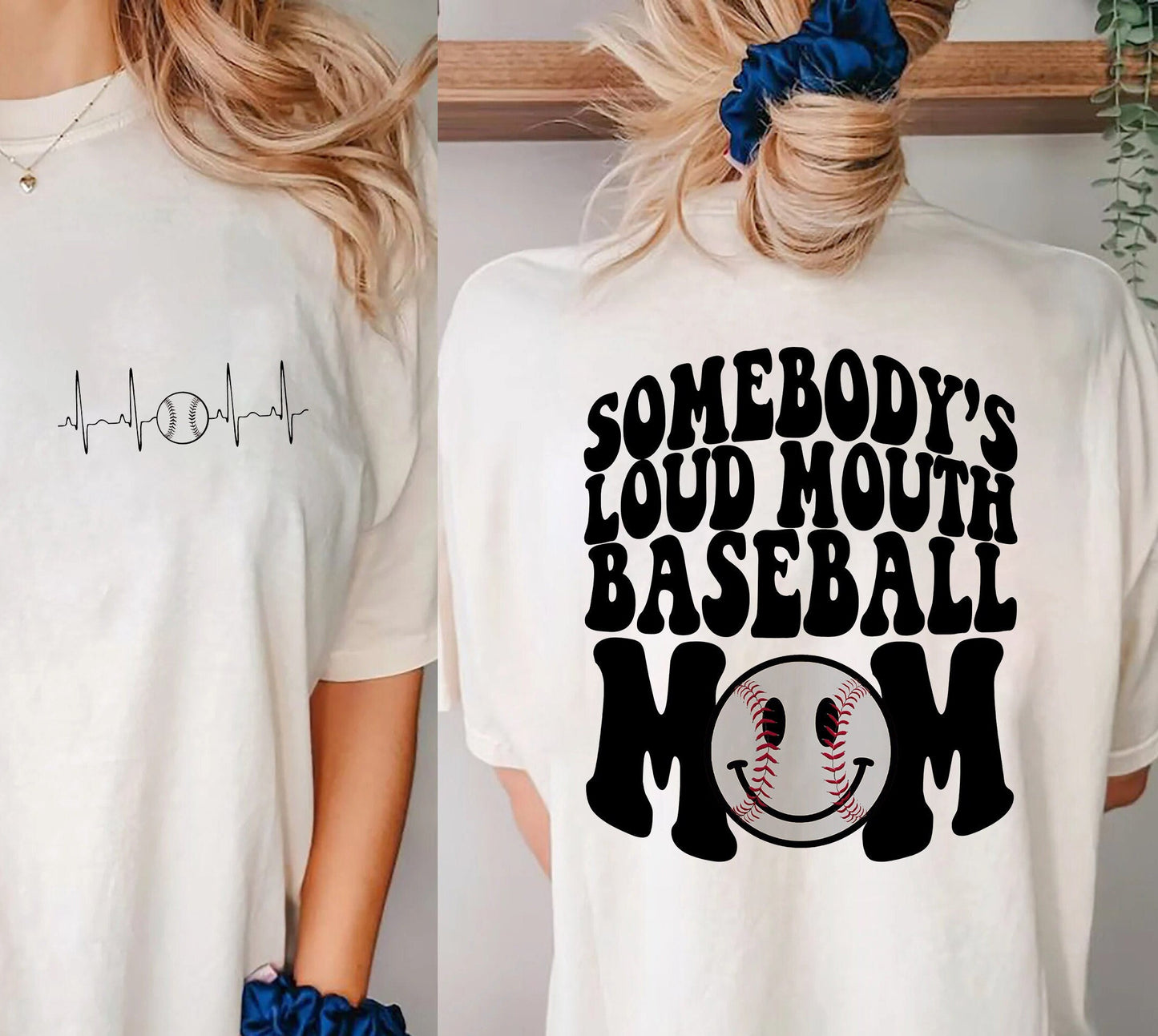 Somebody's Loud Mouth Softball Mom T-shirt, Softball Sweatshirt Gift For Mom, Mother's Day Gift, Softball Mom, Game Day Mom Shirt