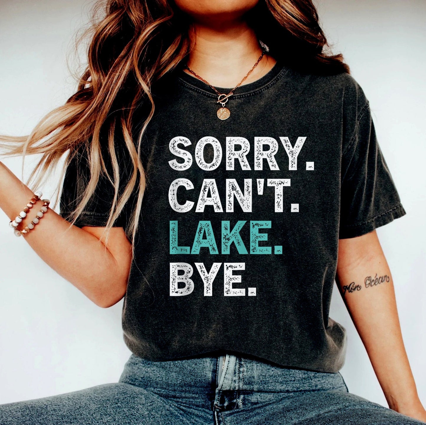Sorry can't lake bye shirt, lake shirt, gift for sarcastic vacation shirt, on the lake, gift for hiking lover, gift for her funny lake tee