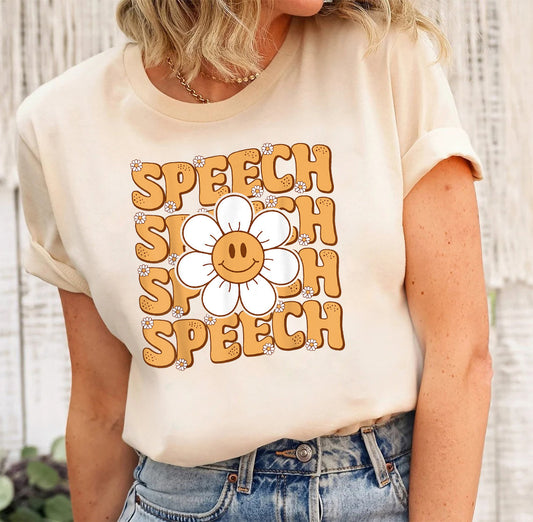 Léine Teiripe Urlabhra, Geansaí Teiripeora Urlabhra, geansaí Teiripeora, Léine SLP, Léine Paiteolaí Urlabhra, léine Boho Mama