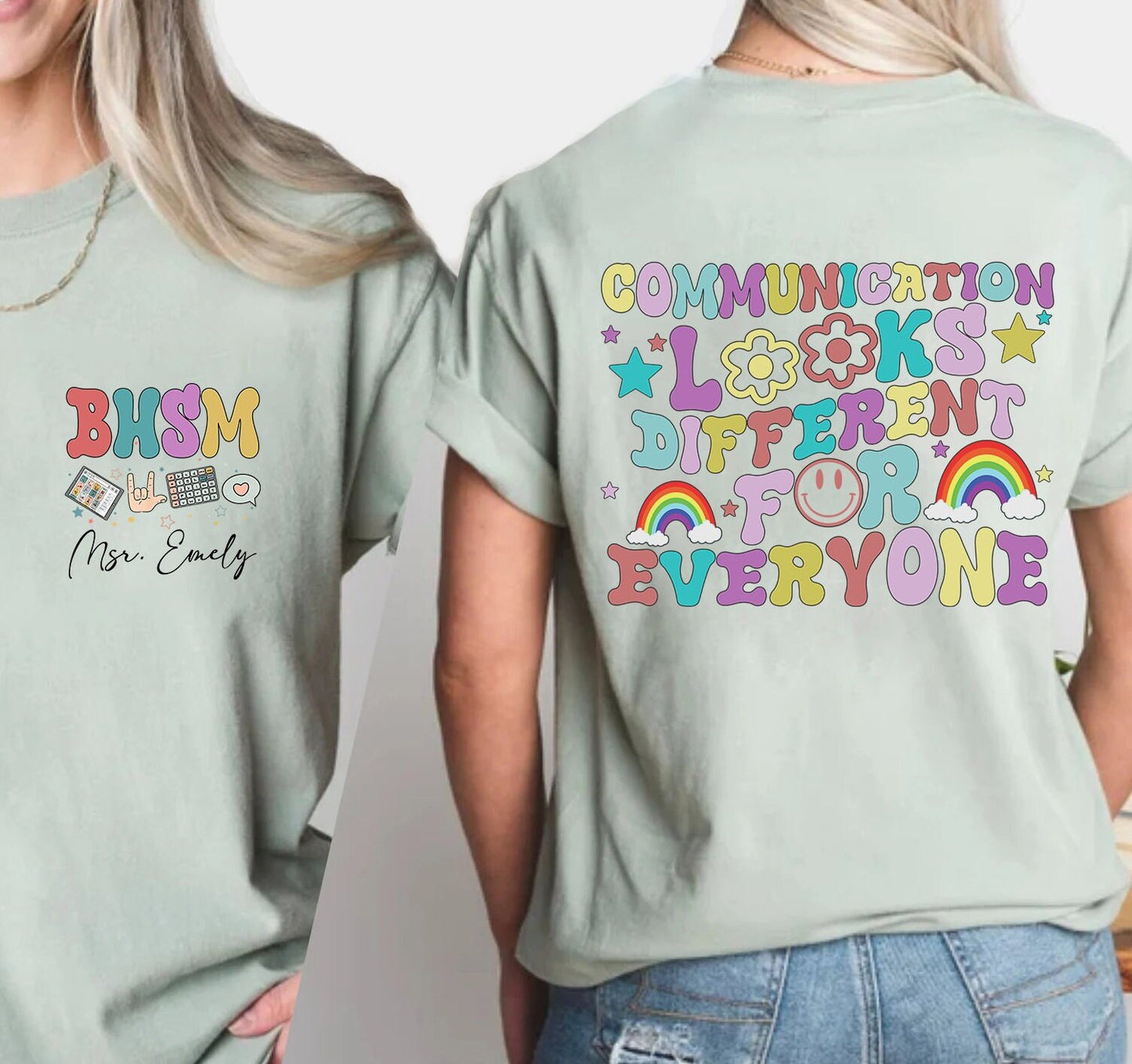 T-léine Teiripe Urlabhra, Mí Éisteachta agus Urlabhra Níos Fearr, Te Teiripeoir Urlabhra, Léine SLP, Léine BHSM, Léine Aac, Léine Cúntóra Urlabhra SLPA