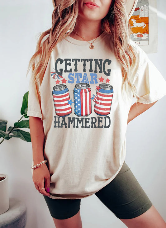 Léine Star Spangled Hammered 4 Iúil