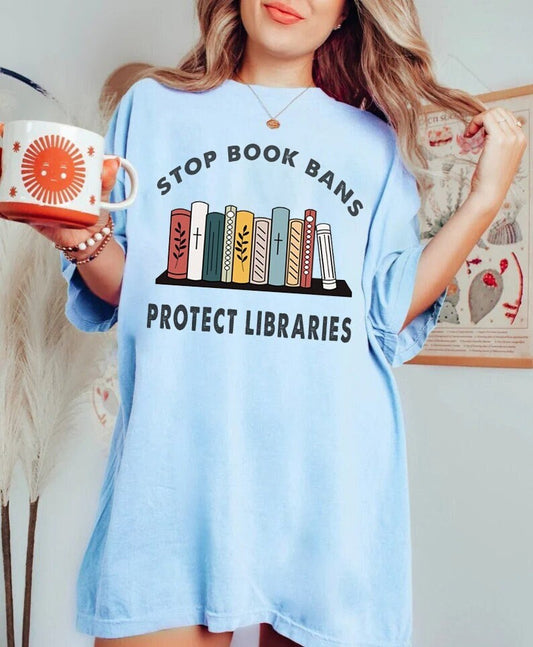 Stop Léine Toirmisc Leabhar, Léine Leabharlannaí, Léine Leabharlannaí Scoile, Léine Cosc Ní Leabhar, Táim Leis an Léine Toirmiscthe, Tee Bronntanas Leabhair Cosc