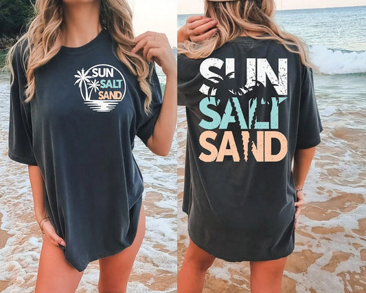 Léine Gaineamh Salann Ghrian, Léine Gainimh Salann na Trá, Léine Trá, Léine Samhraidh Trá, Léine Vibes Samhraidh, Léine Vibes Trá, Sos Earraigh 2023