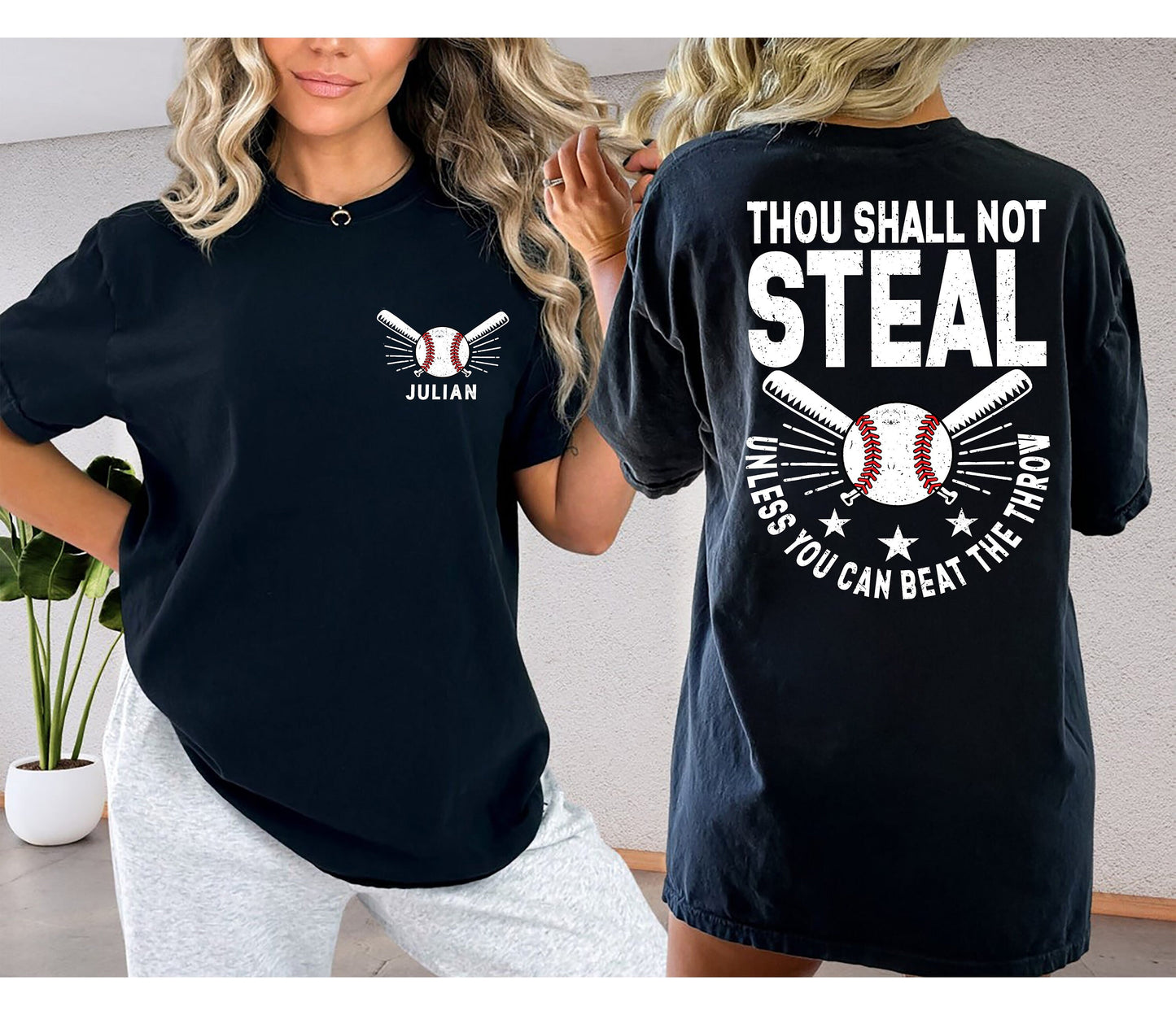 Thou Shall Not Steal Unless You Can Beat The Throw Shirt, Baseball Shirt, Game Shirt, Baseball Player Shirt, Gift For Baseball Lover gift