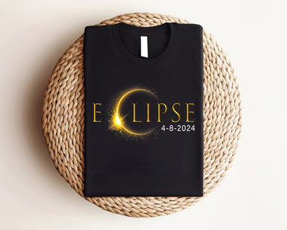 Total Solar Eclipse Twice In A Lifetime 2024 Shirt,April 8 2024 Sweatshirt,USA Map,Path of Totality Tee,Spring America Eclipse Souvenir Gift