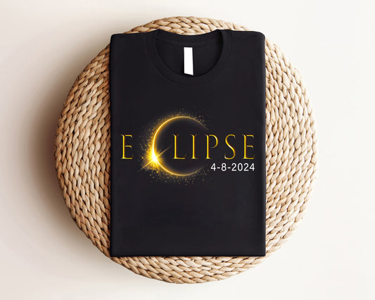 Total Solar Eclipse Twice In A Lifetime 2024 Shirt,April 8 2024 Sweatshirt,USA Map,Path of Totality Tee,Spring America Eclipse Souvenir Gift