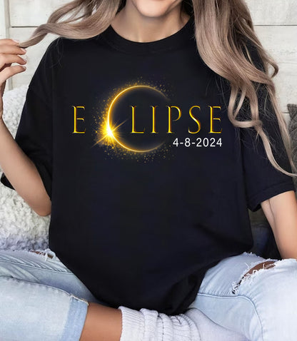 Total Solar Eclipse Twice In A Lifetime 2024 Shirt,April 8 2024 Sweatshirt,USA Map,Path of Totality Tee,Spring America Eclipse Souvenir Gift