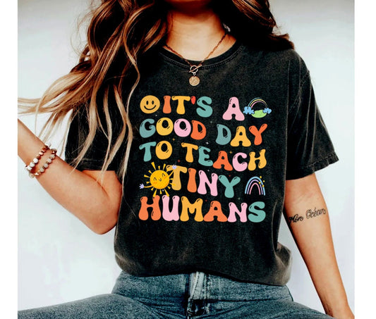Léine Múinteora, Bronntanas Léirthuiscint an Mhúinteora, Is Lá Maith é Chun Léine Múinteora Tiny Humans a Mhúineadh, Teach Love Inspire, Bronntanas léine Múinteora