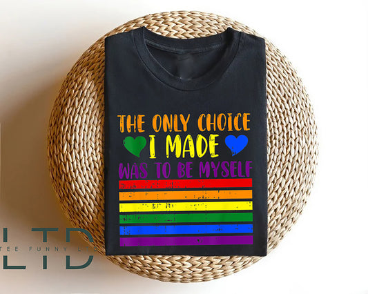 An t-aon rogha a rinne mé ná A bheith Mise Trasinscneach Trasinscneach Mórtas Féiniúlachta Comhionannas Bródúil as T-léine, Tank Top LGBT