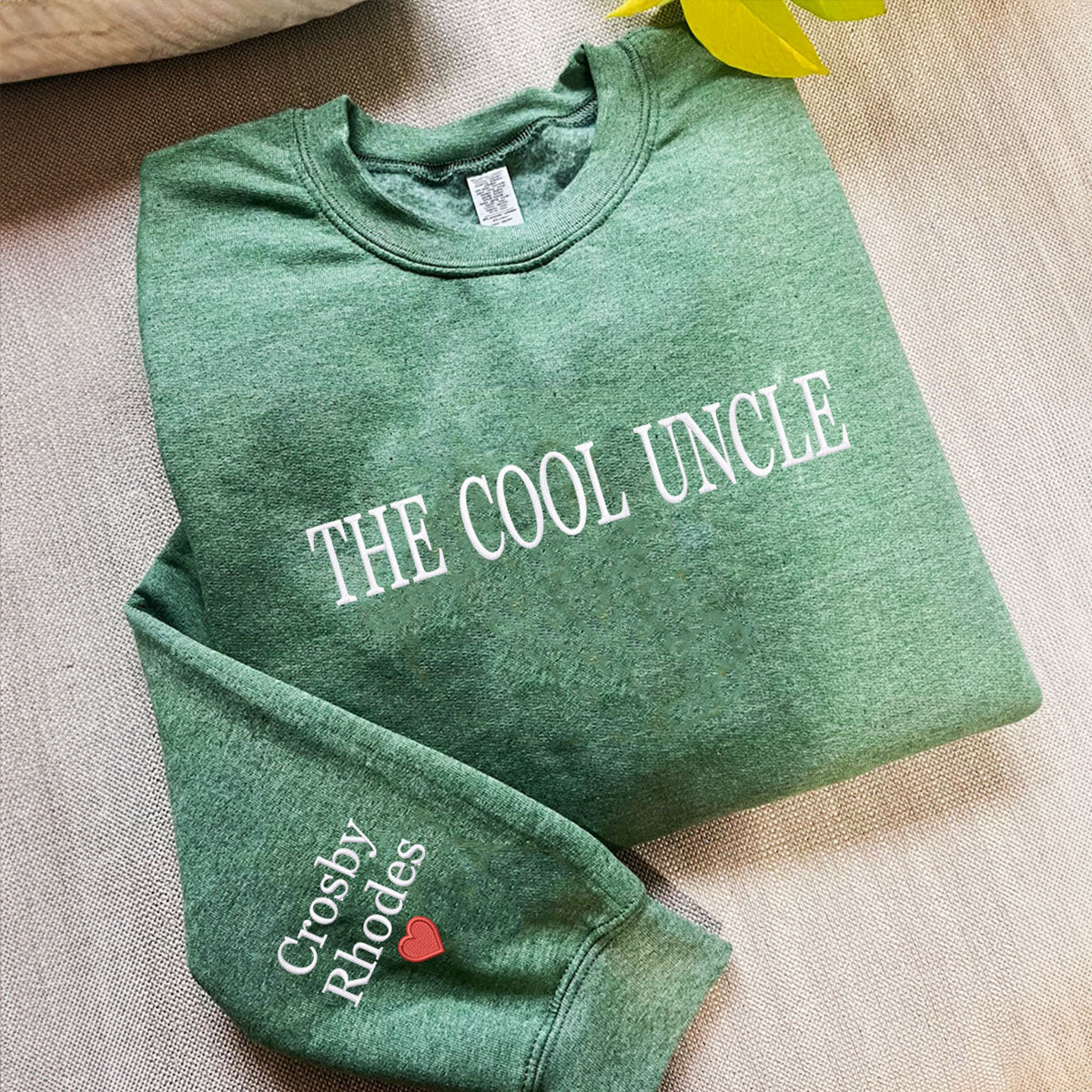 The Cool Uncle Sweatshirt, Uncle Sweatshirt Crewneck Embroidered, Best Father's Day Gifts