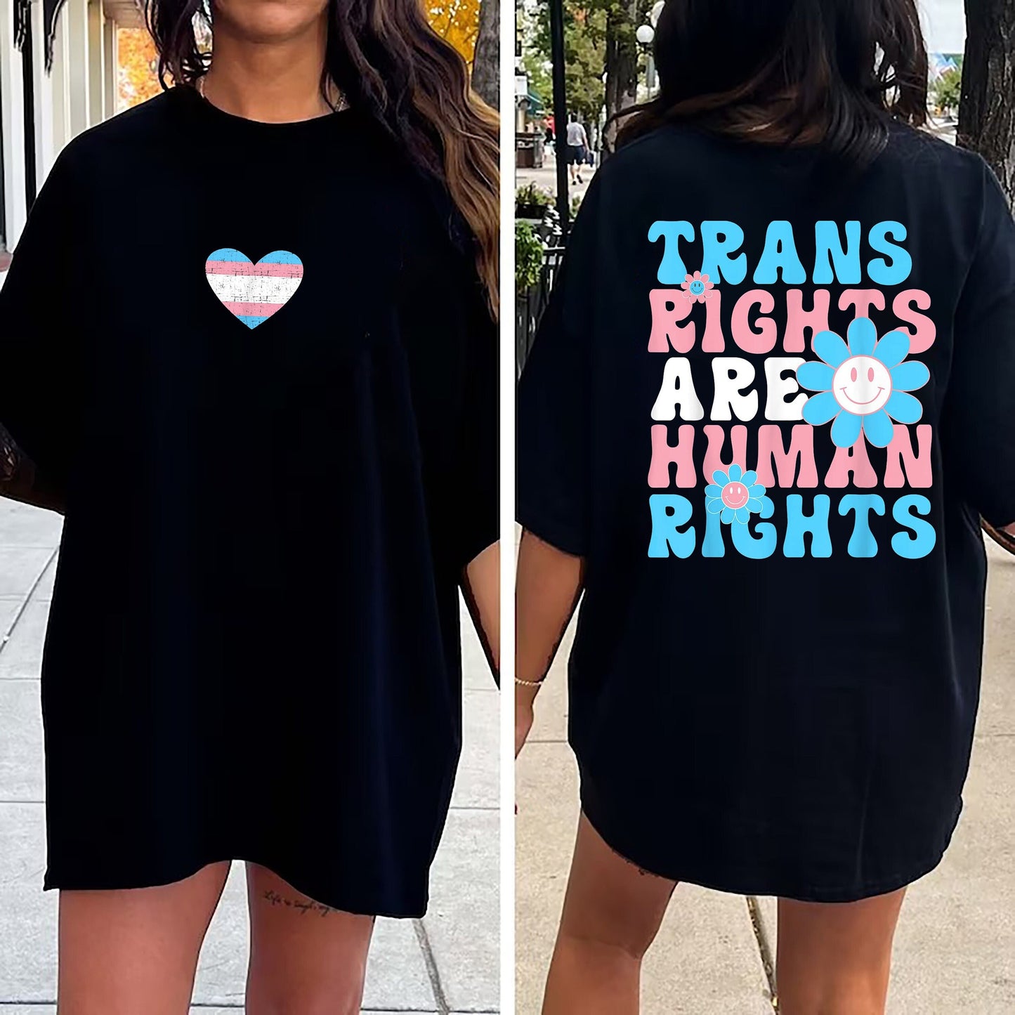 Is ionann Cearta Trasna agus T-Léinte Cearta an Duine, Cosain Tras-Páistí Tee, T-Léinte Bród Trasinscneach, Barr Cearta LGBTQIA, Bronntanas TShirt Damhsa Trans Lives