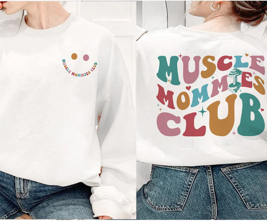 Trendin Mom Shirt, Muscle Mommy Club Sweatshirt, Mom Shirt, Mom Gift, Mom Birthday Gift, Sister Gifts, Cool Mom Tshirt, Mothers day Gift