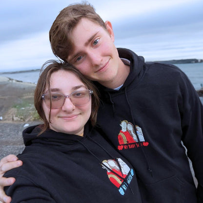 Ultimate His & Hers Pack Custom Embroidered 2 Crewnecks & 2 Hoodies