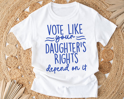 Vóta Mar a Bhfuil Cearta Do Iníne ag Braith Ar A Léine, Léine Pholaitiúil, Léine Feimineach, Teidí Ceart Atáirgthe, Éadaí Ceartais Shóisialaigh