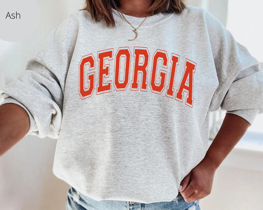 Tléine seanré Georgia, tléine tSeoirsia i bponc, Bronntanas Georgia, Bronntanas Mac Léinn Choláiste, Léine Comfort Colours Georgia