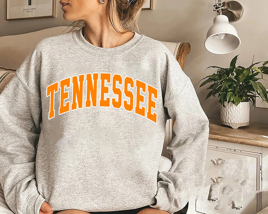 Vintage Tennessee Sweatshirt, Tennessee Fan Crewneck Sweatshirt, Distressed Tennessee Sweatshirt, Tennessee Gift, College Student gift