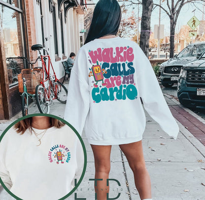 Is iad Glaonna Walkie Mo Gheansaí Cardio, Léine T an Mhúinteora Oideachais Speisialta, Bronntanas Hoodie dá cuid, Léine Teiripeora Iompraíochta, Síceolaí Scoile