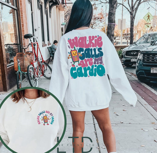 Is iad Glaonna Walkie Mo Gheansaí Cardio, Léine T an Mhúinteora Oideachais Speisialta, Bronntanas Hoodie dá cuid, Léine Teiripeora Iompraíochta, Síceolaí Scoile