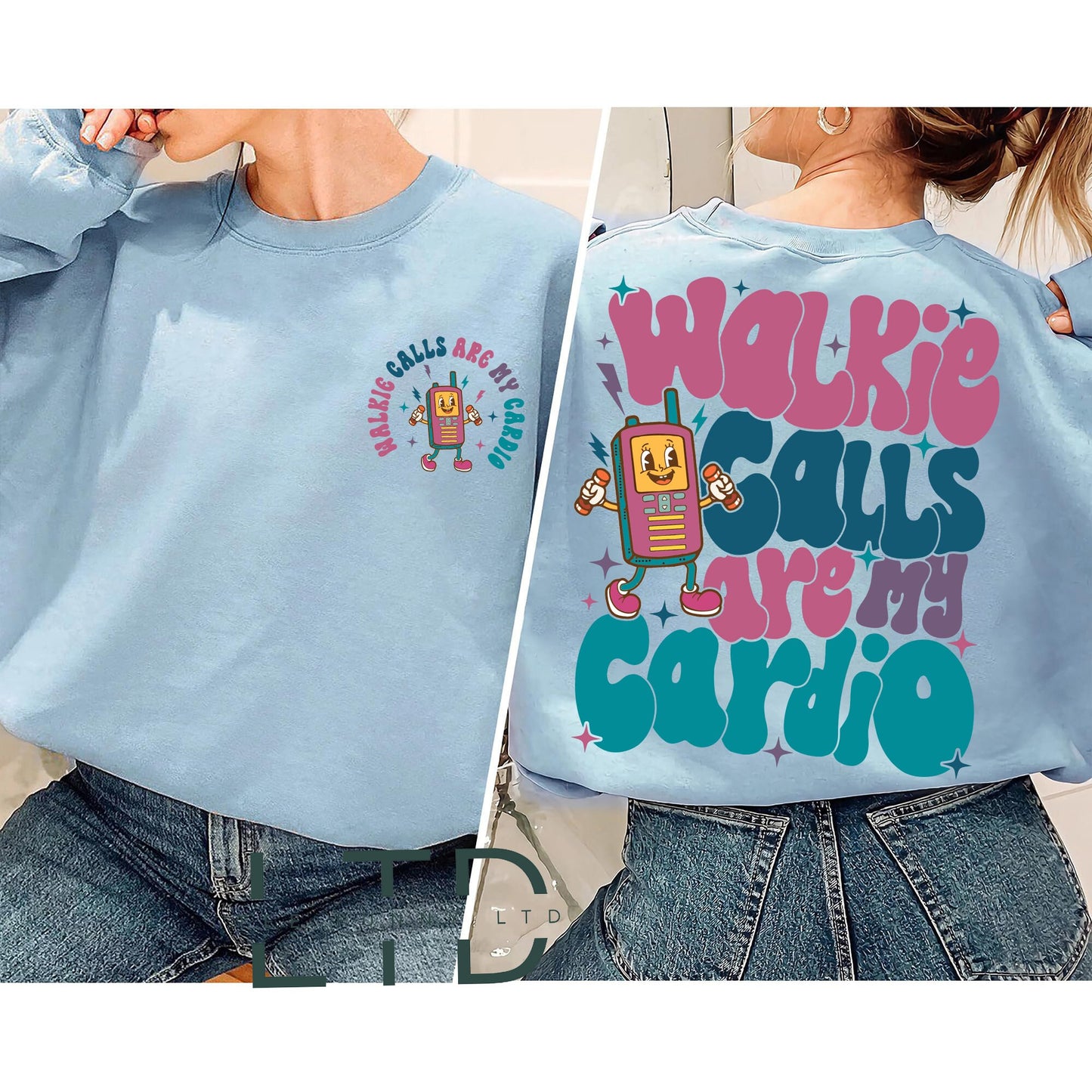 Is iad Glaonna Walkie Mo Gheansaí Cardio, Léine T an Mhúinteora Oideachais Speisialta, Bronntanas Hoodie dá cuid, Léine Teiripeora Iompraíochta, Síceolaí Scoile