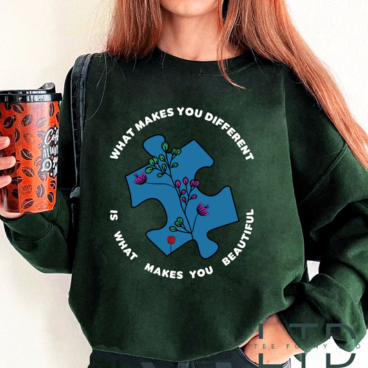 Cad a Dhéanann Éagsúil Tú Is Álainn Tú, Léine Feasachta Uathachais, Léine Glactha Uathachais Mí an Uathachais, Geansaí Uathachais