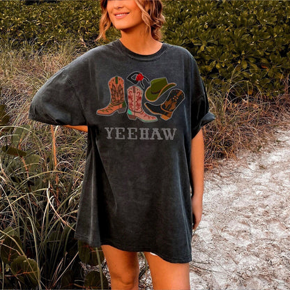Léine an Iarthair Boho T Léine Gheobhaidh dream eile Spreagtha Skull Tee Trendy Yeehaw Tshirt Cowboy Desert T-shirt Boho, Léine Bó, Léine Cheoil Tíre