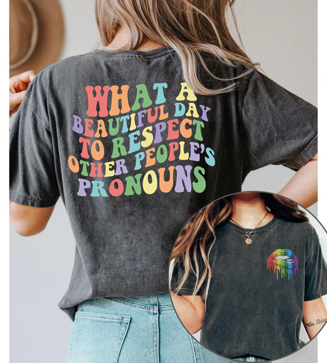 Lá Álainn le Meas a Dhéanamh ar Fhorainmneacha Daoine Eile Léine, T-Léinte Cearta Aeracha, Léine Cearta Daonna, Léine Comhionannais, Léinte LGBTQ+, Bronntanas Mórtais
