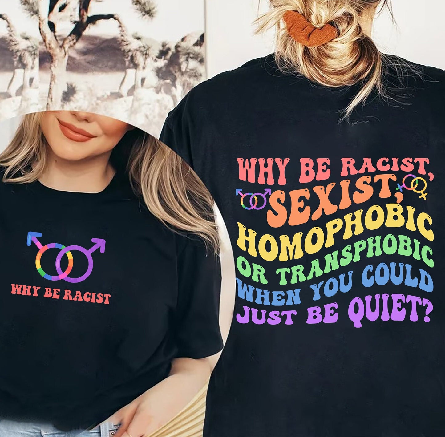 Cén Fáth Bí Ciníoch Gnéasach Tee Léine, Cearta BLM, Léine BLM, Léine Bród, Léine LGBTG, Comhionannas Ciníoch Cuir Stop le Ciníochas T-léine