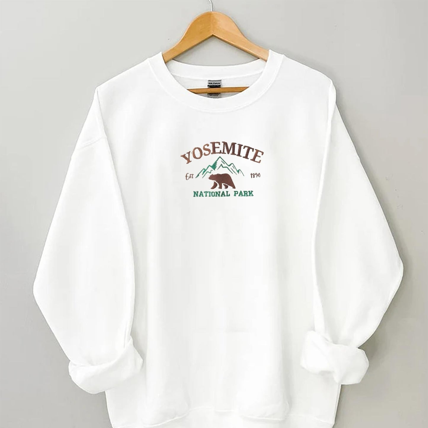 Yosemite National Park Embroidered Sweatshirt, Hoodie - Yosemite Gift Shop