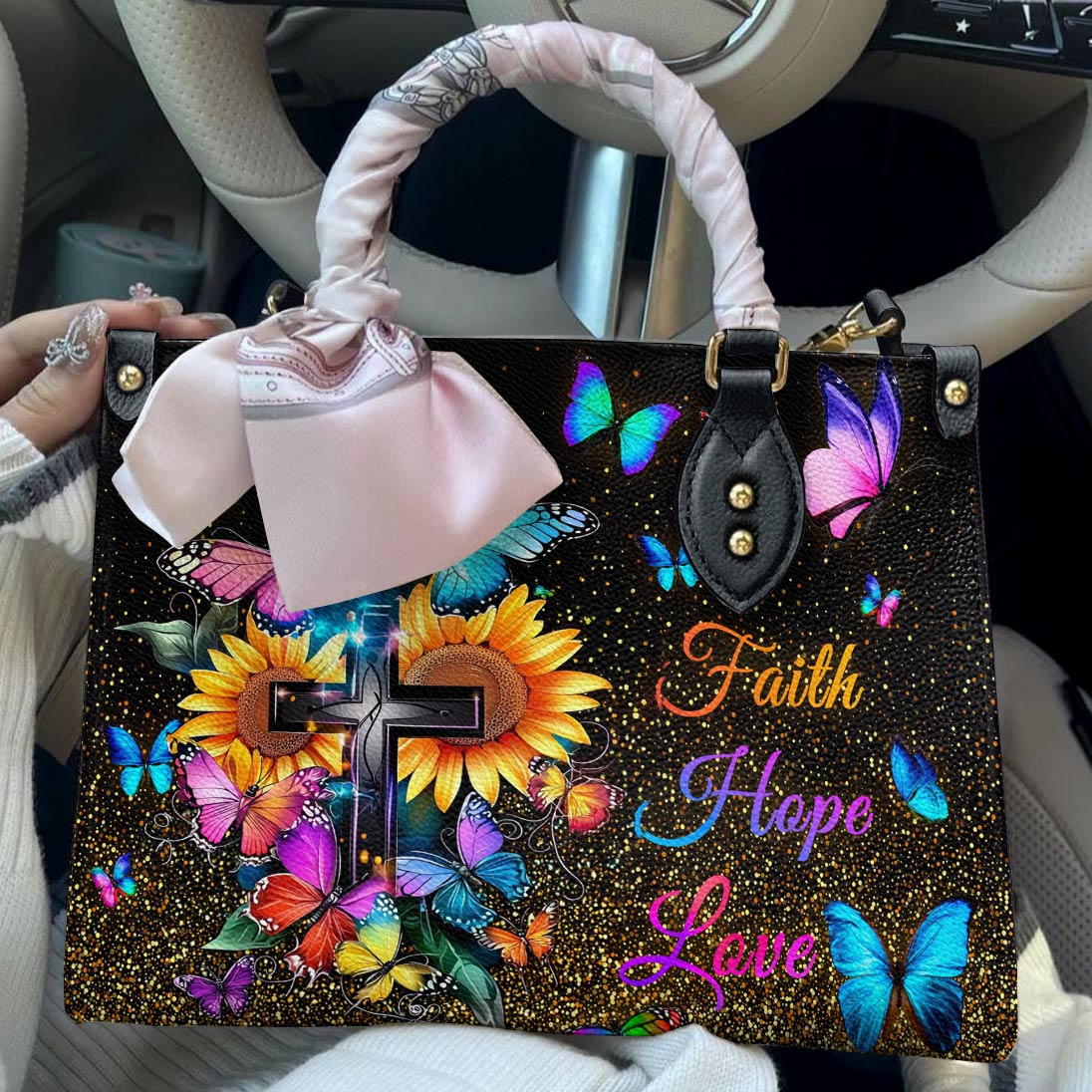 Butterfly Leather Bag Sunshine & Spirit