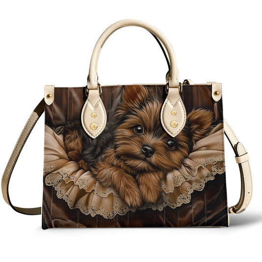 Leather Bag Snuggles & Sophistication