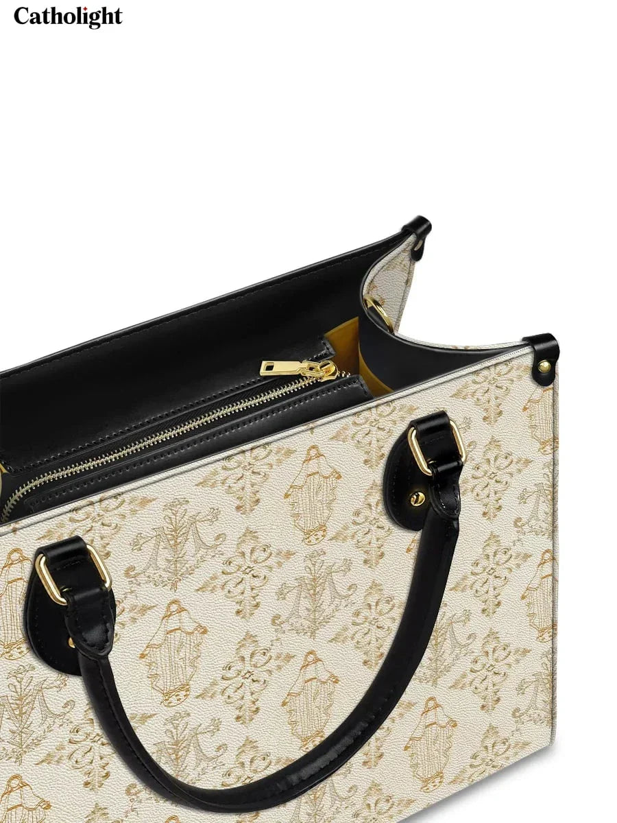 Catholight The Ave Maria Pattern Leather Bag