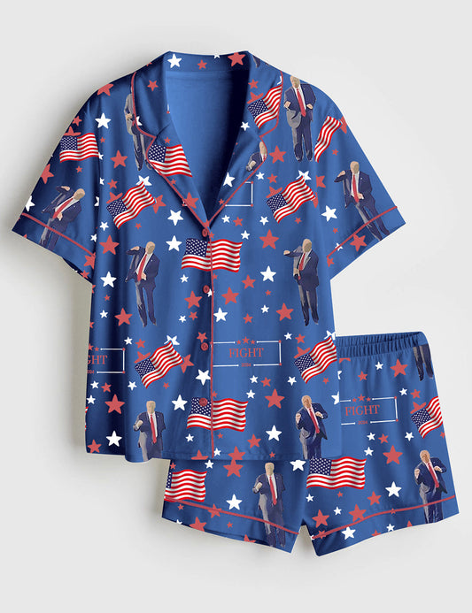 Women's Trump 47th Fight Pajama Set