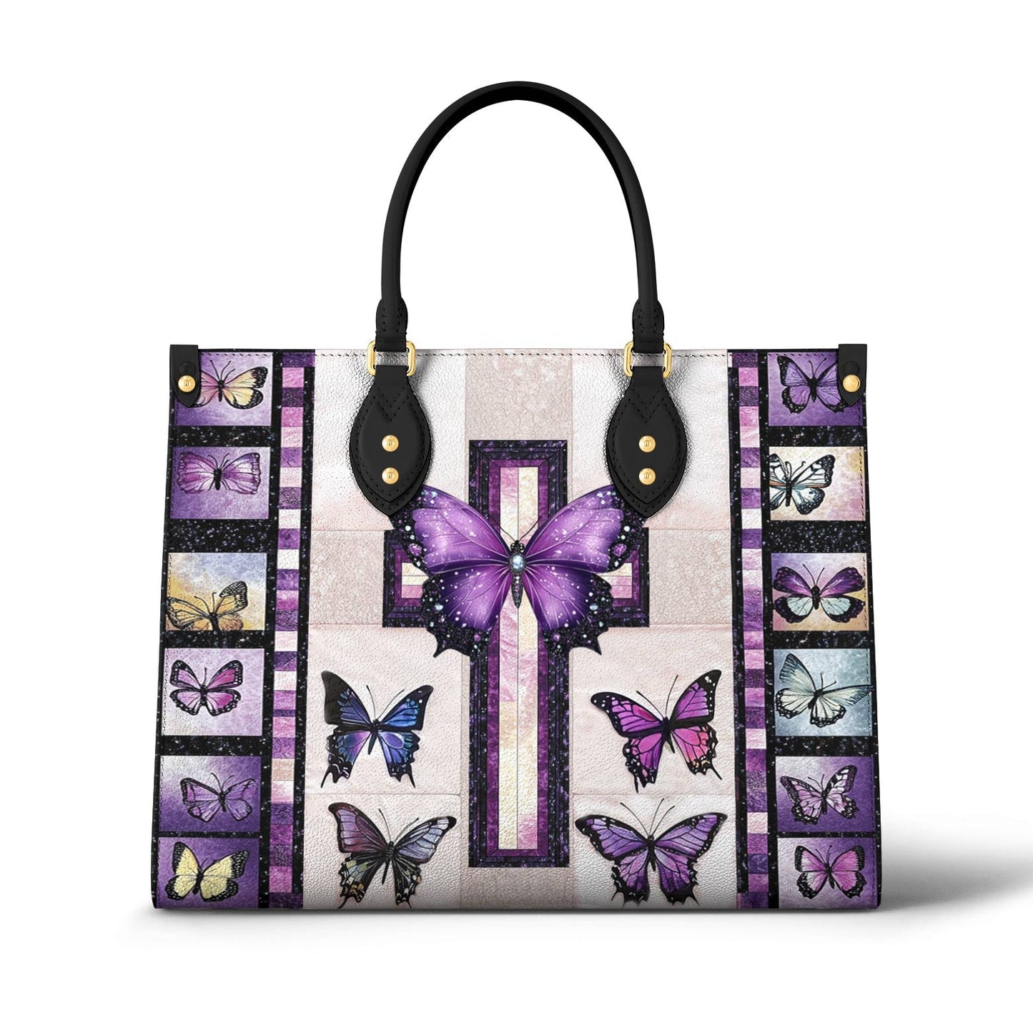 Leather Bag Butterfly Blessings