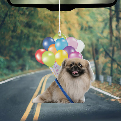 Balloon Dog Ornament Pekingese Dog Fly With Bubbles Dog Hanging Ornament Coolspod, Ornament Decoration, Ornament Christmas - TeeZworldVN
