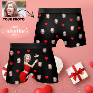 Personalized Face Boxers, Custom Underwear with Photo, Underwear Man's With Face, Photo Boxers,Gift for Boyfriend