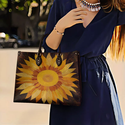 Leather Bag Sunny Bloom