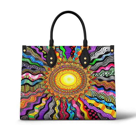 Hippie Leather Bag Radiant Spectrum