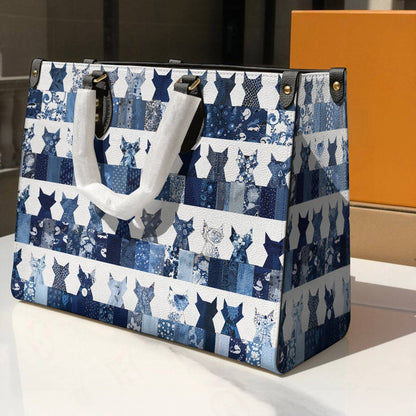 Leather Bag Patchwork Purrs