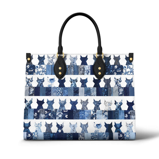 Leather Bag Patchwork Purrs