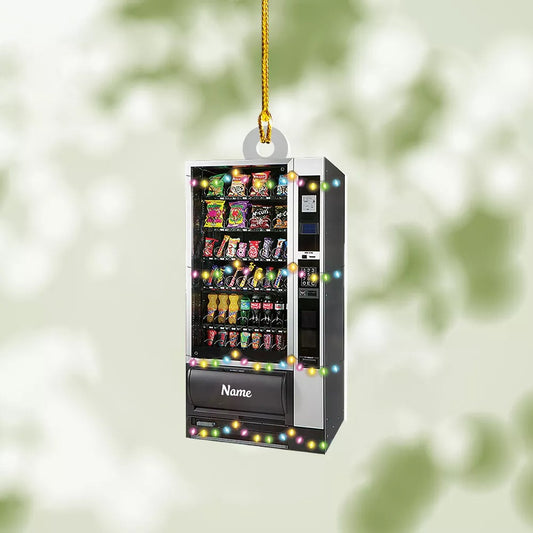 Custom Coffee Vending Machine Christmas Ornament,Coffee Maker Christmas Ornament, Ornament Decoration, Ornament For Gift, Ornament Christmas
