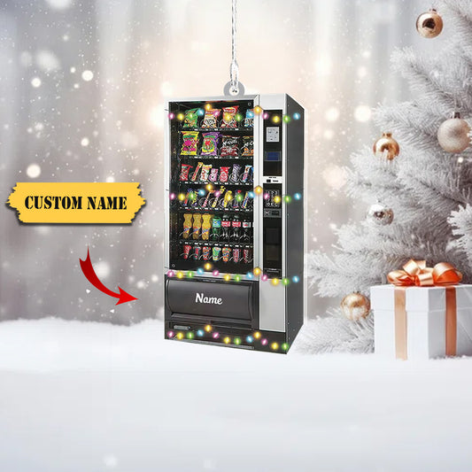 Custom Coffee Vending Machine Christmas Ornament,Coffee Maker Christmas Ornament, Ornament Decoration, Ornament For Gift, Ornament Christmas