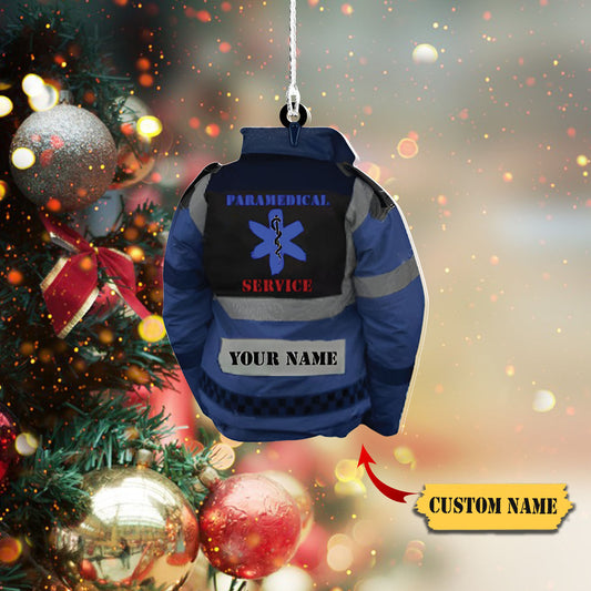 Custom Shaped Ornament - EMT - Paramedic (Blue) - Pth98 Christmas Ornament, Ornament Decoration, Ornament For Gift, Ornament Christmas