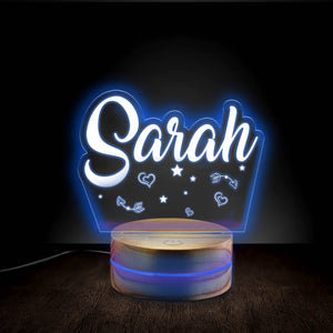 Personalized Night Light For Wifes, Romantic Couple Gifts, Anniversary Gifts, Engagement Gifts, Custom Night Light, Gift For Her/Him