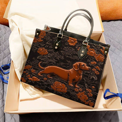 Leather Bag Majestic Dachshund