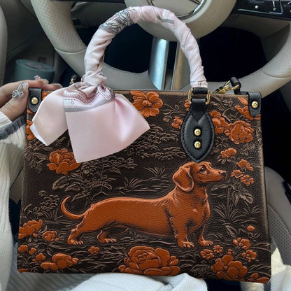 Leather Bag Majestic Dachshund