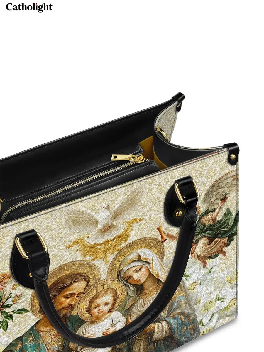 Catholight Holy Family Sacred Leather Bag