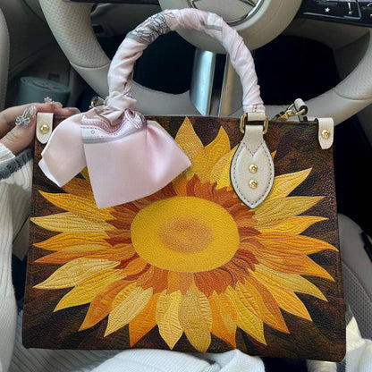 Leather Bag Sunny Bloom