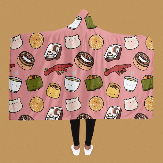 Dim Sum Hooded Blanket