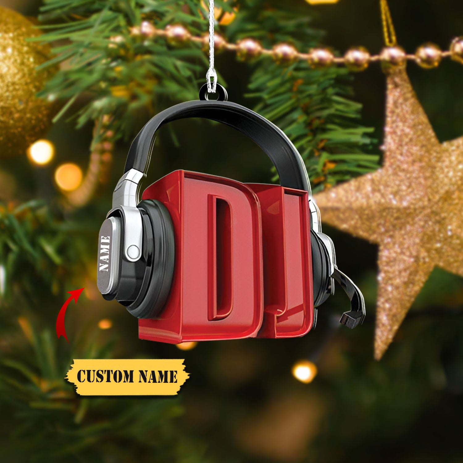 DJ 886 - Shaped Ornament - TT99 Christmas Ornament, Ornament Decoration, Ornament For Gift, Ornament Christmas