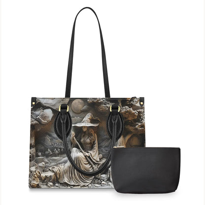 Beautiful Witch - Personalized Witch Leather Handbag